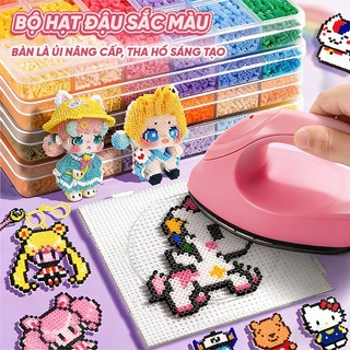 Bộ Hạt Ghép DIY Nhiều Màu – Đồ Chơi Xếp Hình Sáng Tạo Cho Bé, Set 24/48/72/96 Màu, Quà Tặng Sinh Nhật