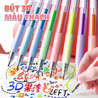 Bút gel 3D họa tiết graffiti dễ thương chống thấm nước vẽ móng tay thủy tinh gốm sứ DIY thủ công