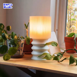 ĐÈN BÀN DECOR CHỤP XẾP LY ÁNH VÀNG – ĐÈN NGỦ CHÂN GỢN SÓNG PHONG CÁCH TỐI GIẢN, Trang trí bàn làm việc, Góc sáng tạo