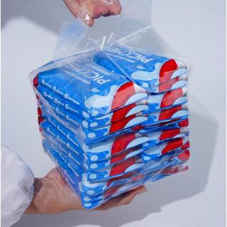Thùng 40 gói khăn ướt  PickMe gói 10 tờ không mùi