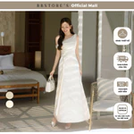BBSTORE'S Đầm Body Tiệc Lụa Dài Đuôi Cá Lụa Lãnh Bất Đối Xứng Phối Vạt Dài Eo - DAE05A — ảnh 1