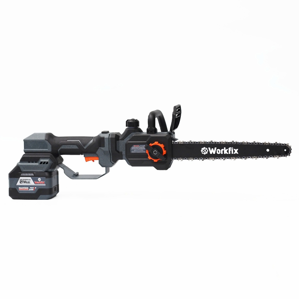 [CHÍNH HÃNG] Máy Cưa Xích 12in Workfix WF-CS12PROMAX Không Chổi Than - 100% Lõi Đồng - Cưa Gỗ, Cắt Cây,...