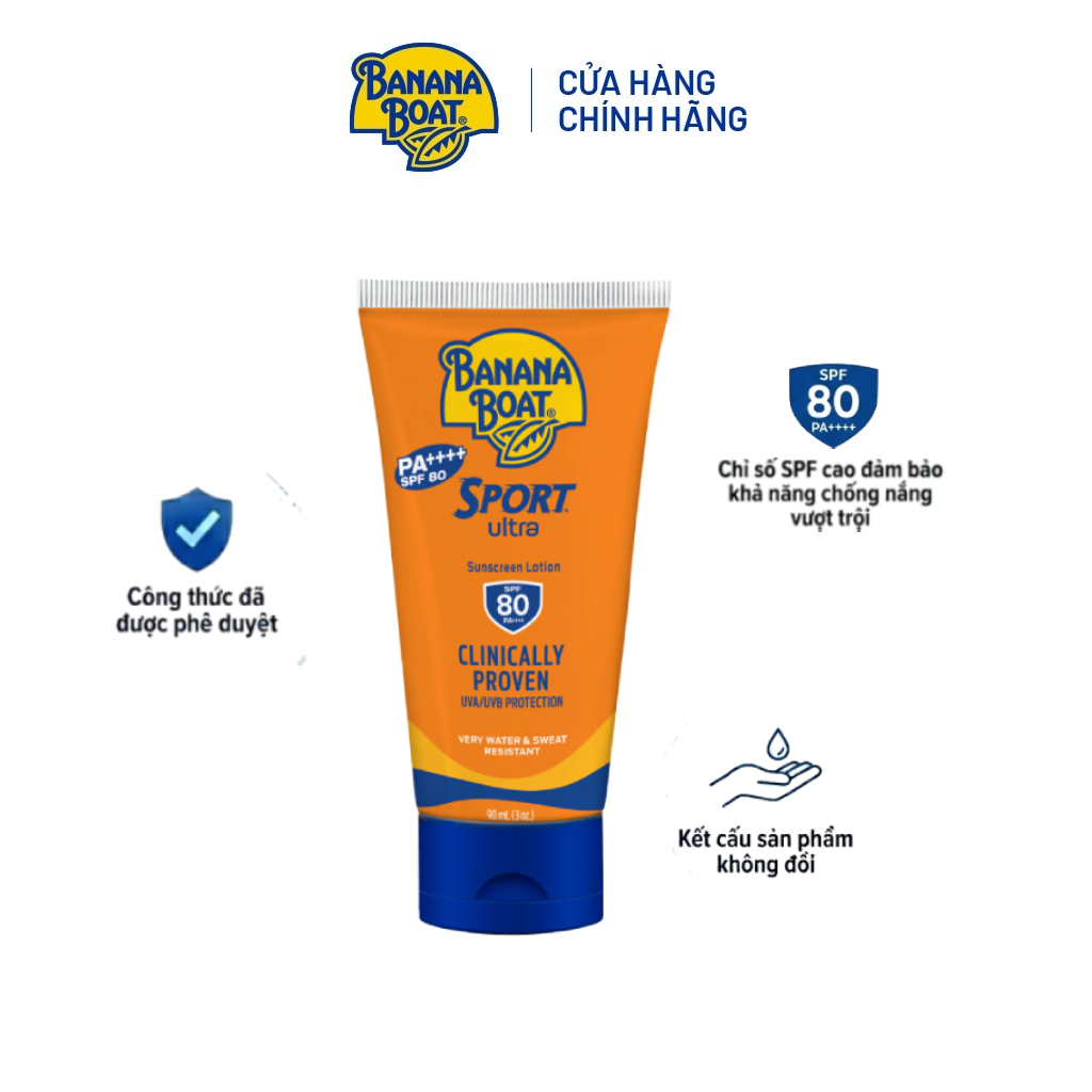 Kem Chống Nắng Thể Thao Banana Boat Sport Ultra - SPF80/90ML