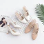 IKUNKA Giày Cao Gót Nữ Quai Hậu Sandal Bít Mũi Vuông Thanh Lịch Dễ Phối Đồ 5cm