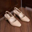 IKUNKA Giày Cao Gót Nữ Quai Hậu Sandal Bít Mũi Vuông Thanh Lịch Dễ Phối Đồ 5cm