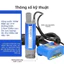 Bơm chìm chân pin phổ thông 21V tốc độ 32 lít / phút, bơm thay nước hồ cá, bơm tưới cây-Chất lượng tốt