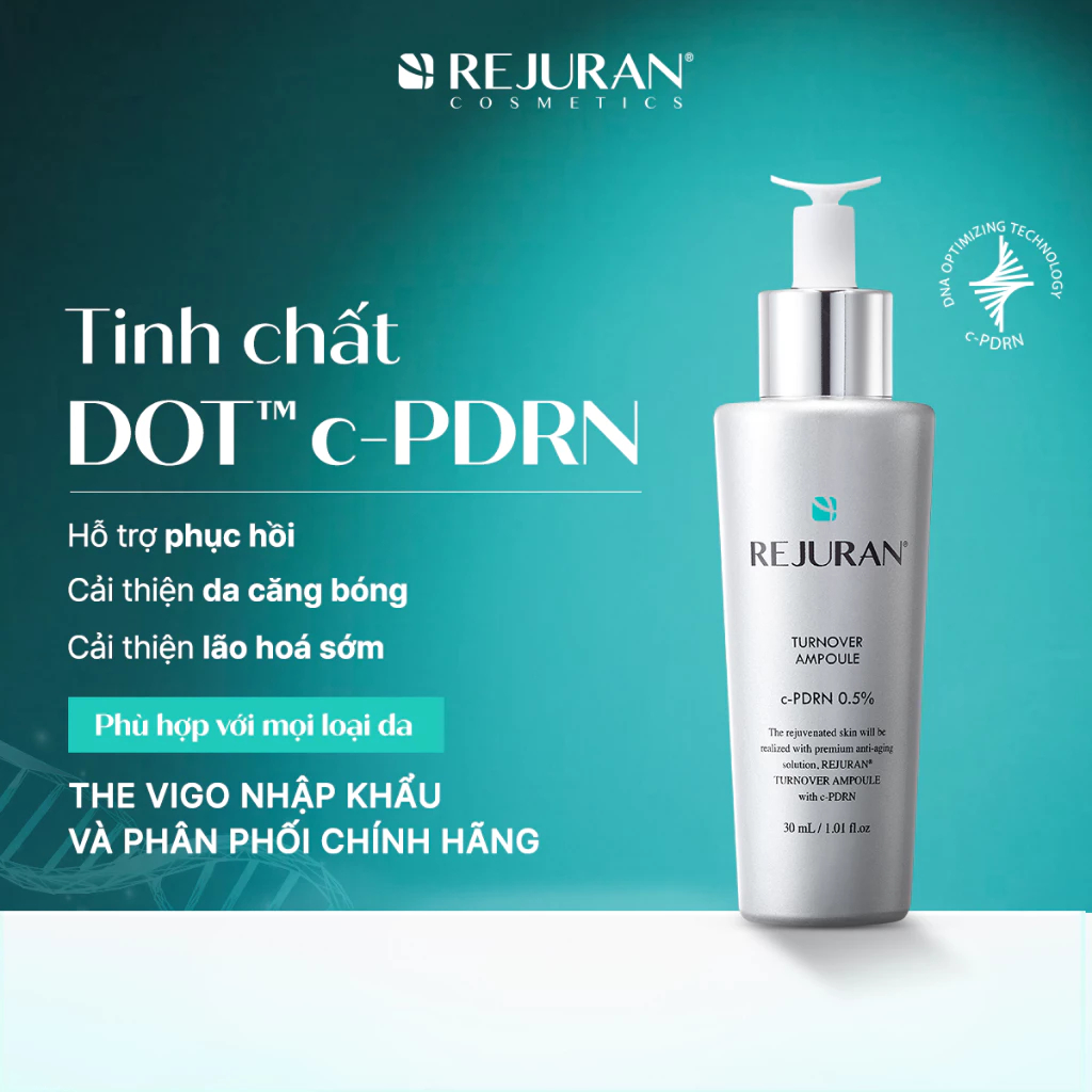 Tinh Chất DOT c-PDRN Hỗ Trợ Phục Hồi, Giúp Căng Bóng Cải Thiện Lão Hóa Sớm Rejuran Turnover Ampoule
