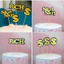 Combo 10 Set Cắm Giấy Chủ Đề Sáng Tạo - Phụ Kiện Trang Trí Bánh Sinh Nhật-Trang Trí Bánh Kem DUHA 072