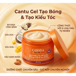 DÙNG NGAY KEM TẠO KIỂU CANTU – CHUẨN TÓC XOĂN ĐẸP