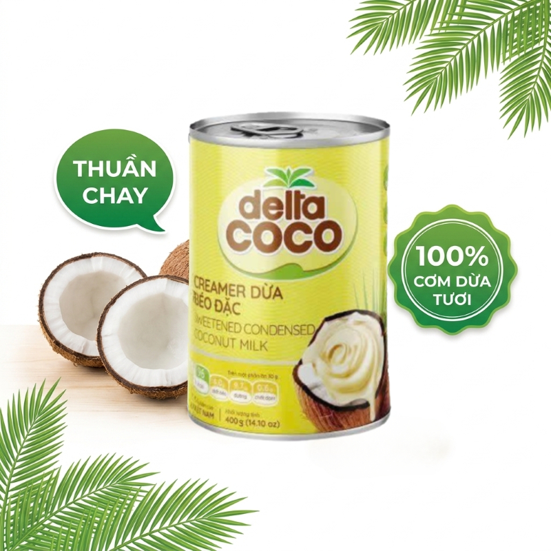 Sữa Dừa Đặc Delta Coco 400g | Shopee Việt Nam