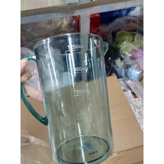 Bình nước nhựa trong  dung tích 1200ml