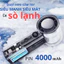 Quạt Cầm Tay Turbo Mini Tăng tốc gió lạnh 100 cấp Làm lạnh siêu mạnh,Màn Hình LED Cao Cấp Pin Trâu 4-6H