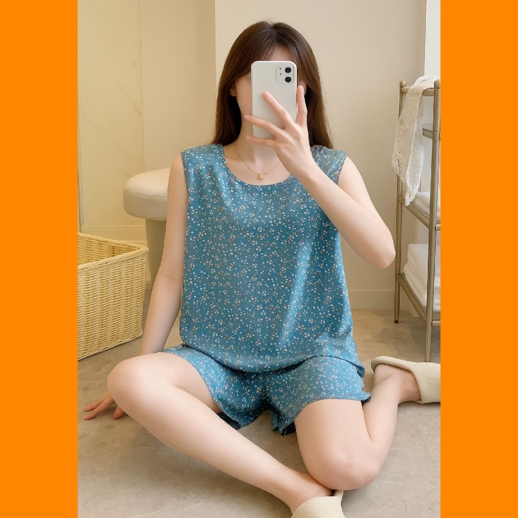 Đồ Bộ Áo Sát Nách, Quần Cộc 𝗟𝗮𝗻𝗹𝗲𝗲 𝗙𝗮𝘀𝗵𝗶𝗼𝗻 Mã SD