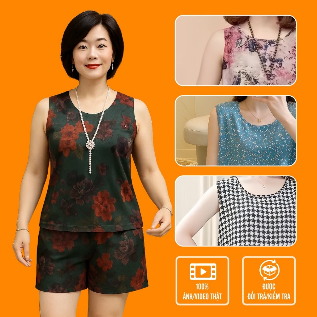 Đồ Bộ Áo Sát Nách, Quần Cộc 𝗟𝗮𝗻𝗹𝗲𝗲 𝗙𝗮𝘀𝗵𝗶𝗼𝗻 Mã SD