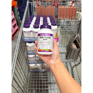 Viên uống bổ gan mát gan Milk Thistle 150mg WEBBER NATURALS Hộp 240 viên - Hàng Úc