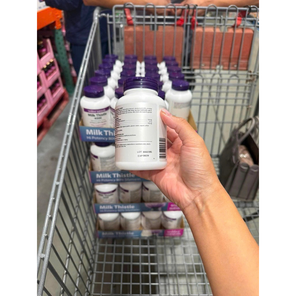 Viên uống bổ gan mát gan Milk Thistle 150mg WEBBER NATURALS Hộp 240 viên - Hàng Úc