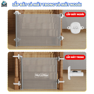 Phụ Kiện Chốt Cố Định Dùng Cho Thanh Chắn Cửa Cuộn, Lắp Đặt Không Cần Khoan Sử Dụng Cho Cả Cầu Thang Trụ Vuông và Tròn