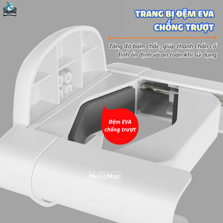 Phụ Kiện Chốt Cố Định Dùng Cho Thanh Chắn Cửa Cuộn, Lắp Đặt Không Cần Khoan Sử Dụng Cho Cả Cầu Thang Trụ Vuông và Tròn