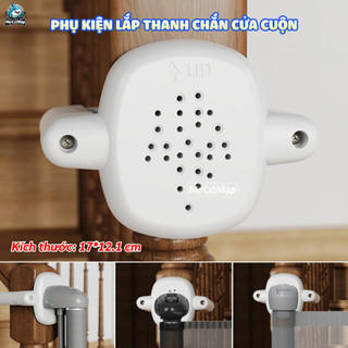 Phụ Kiện Chốt Cố Định Dùng Cho Thanh Chắn Cửa Cuộn, Lắp Đặt Không Cần Khoan Sử Dụng Cho Cả Cầu Thang Trụ Vuông và Tròn