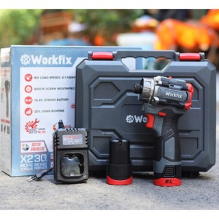 Máy Chuyên Vít WORKFIX WF-SD55PRO, Đầu Gài 1/4 inch Lực 55N, 20 Cấp Trượt, Ngậm Vít Nhanh