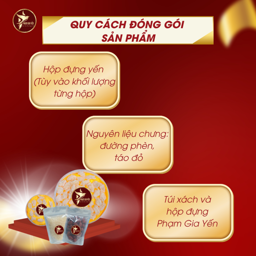 Chân Tổ Yến Cục Rút Lông Nguyên Chất 100% - Không Pha Độn Tẩy - Cực Dai và Giòn - Yến Sào Phạm Gia