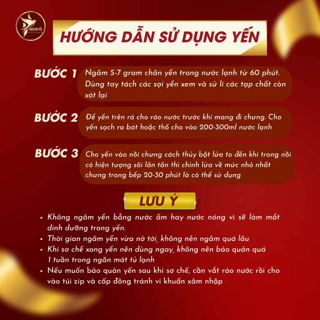 Chân Tổ Yến Cục Rút Lông Nguyên Chất 100% - Không Pha Độn Tẩy - Cực Dai và Giòn - Yến Sào Phạm Gia