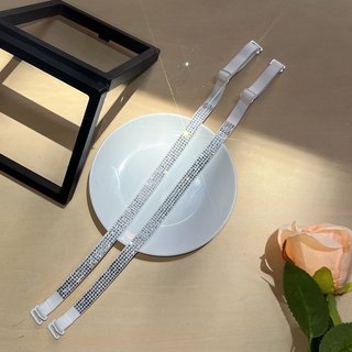 Dây Áo Ngực Thay Thế Lấp Lánh Bling Bling Mix Váy Đầm, Áo Trễ Vai Siêu Xinh, Co Giãn Chống Trượt