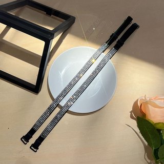 Dây Áo Ngực Thay Thế Lấp Lánh Bling Bling Mix Váy Đầm, Áo Trễ Vai Siêu Xinh, Co Giãn Chống Trượt
