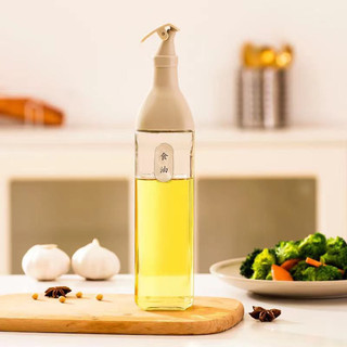 (U7) Chai Đựng Dầu Ăn, Nước Mắm, Nước Tương, Gia Vị Nhà Bếp Bằng Thuỷ Tinh Có Vòi Thông Minh Dung Tích 500Ml