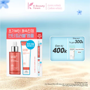 Bộ tinh chất phục hồi từ gốc cho da mụn CAREZONE A-Cure Blemish Quick Soothing Ampoule