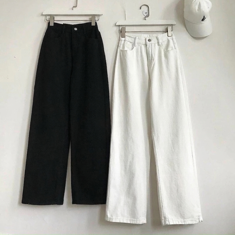 Quần Suông Ống Rộng Kaki Nữ Bigsize 40-90kg Lưng Cao Tôn Dáng Dài Chân MS106 Diệu Trang Fashion