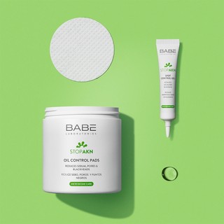 Toner Pad Kiểm Soát Dầu Nhờn Và Tẩy Da Chết Nhẹ Nhàng BABE Stop AKN Oil Control