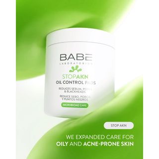 Toner Pad Kiểm Soát Dầu Nhờn Và Tẩy Da Chết Nhẹ Nhàng BABE Stop AKN Oil Control