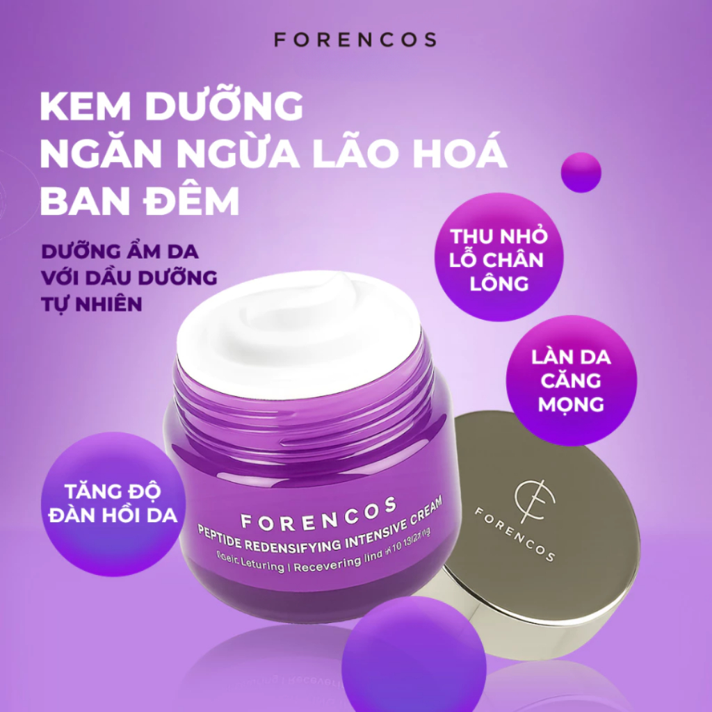 Kem Dưỡng Forencos Mini 10ml - Dưỡng Sáng, Cải Thiện Sắc Tố, Mờ Thâm Nâng Tông Da Tức Thì