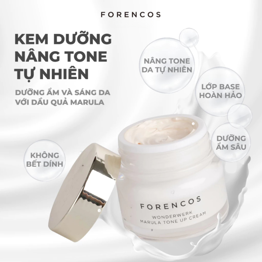 Kem Dưỡng Forencos Mini 10ml - Dưỡng Sáng, Cải Thiện Sắc Tố, Mờ Thâm Nâng Tông Da Tức Thì