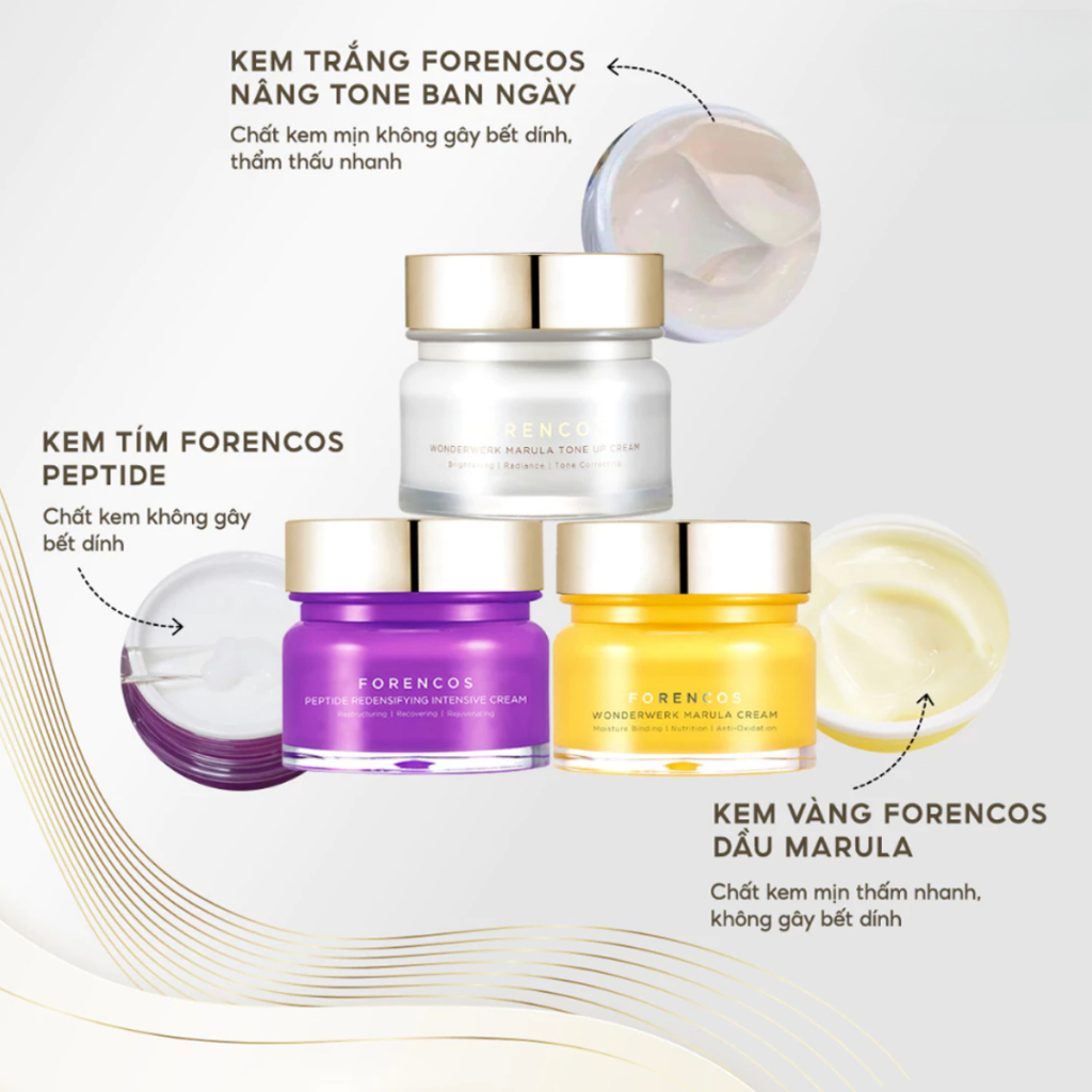 Kem Dưỡng Forencos Mini 10ml - Dưỡng Sáng, Cải Thiện Sắc Tố, Mờ Thâm Nâng Tông Da Tức Thì