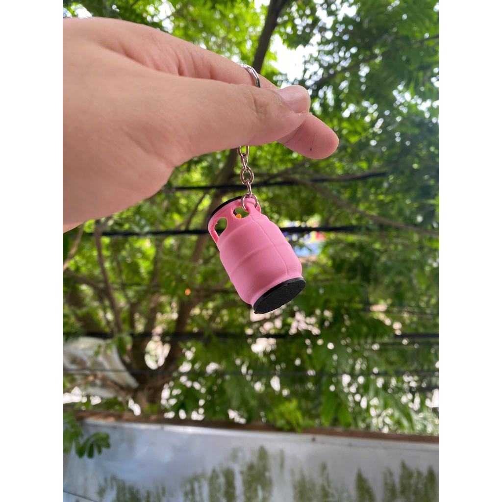 Móc Khóa Bình Gas Mini 3D Độc Lạ –  Phụ Kiện Keychain Cá Tính