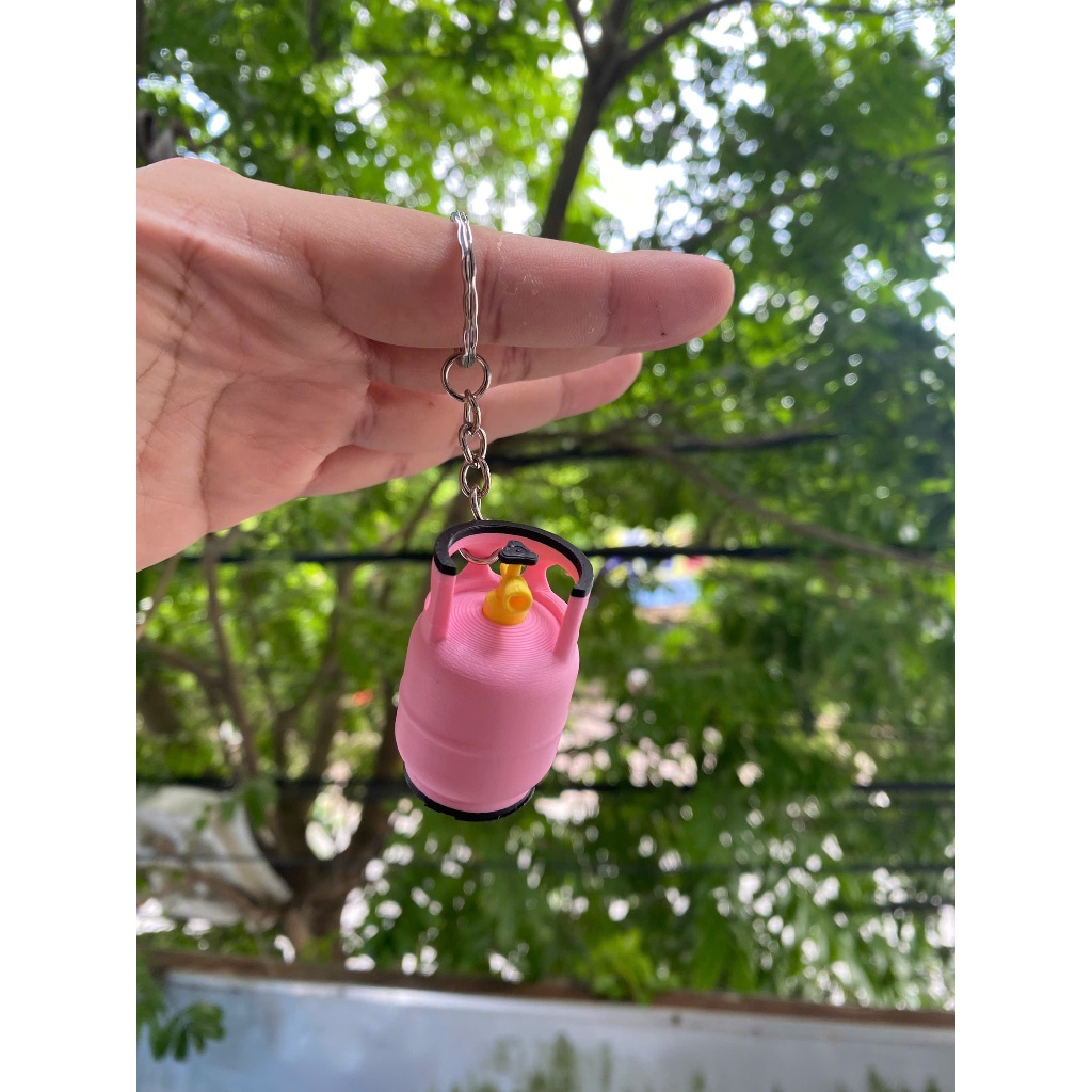 Móc Khóa Bình Gas Mini 3D Độc Lạ –  Phụ Kiện Keychain Cá Tính