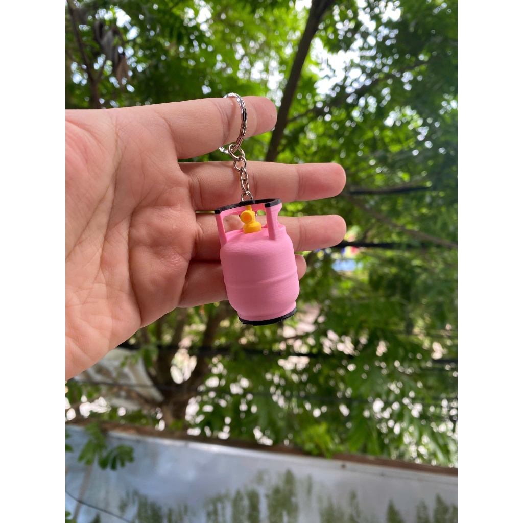 Móc Khóa Bình Gas Mini 3D Độc Lạ –  Phụ Kiện Keychain Cá Tính