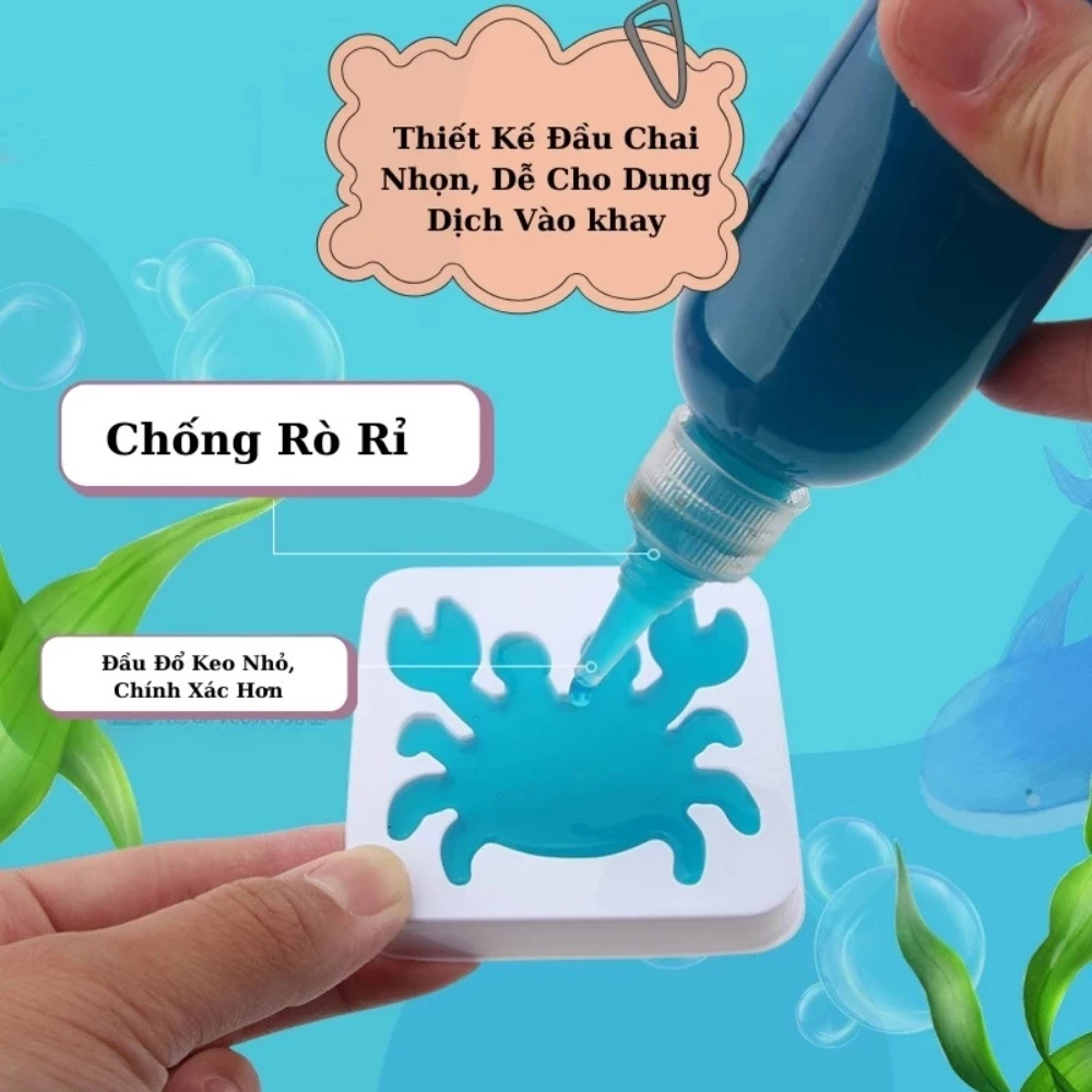 Bộ đồ chơi tạo hình 3D tạo hình đặc sắc dưới nước cho bé vui chơi sáng tạo thỏa thích