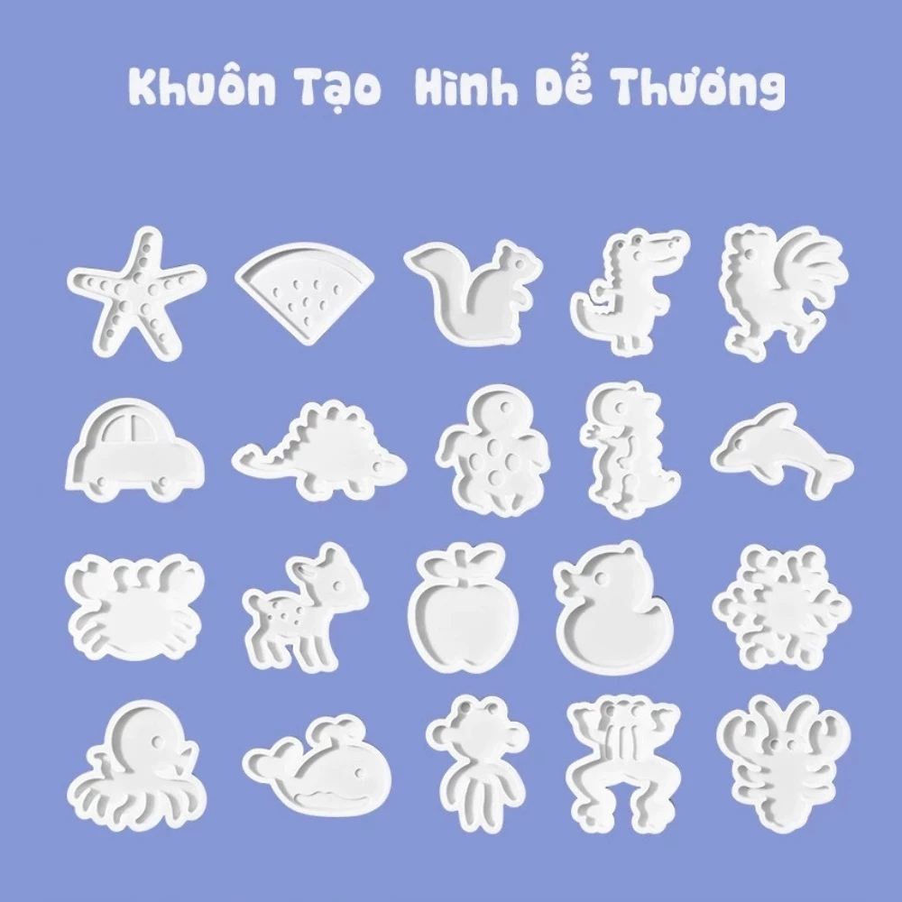 Bộ đồ chơi tạo hình 3D tạo hình đặc sắc dưới nước cho bé vui chơi sáng tạo thỏa thích