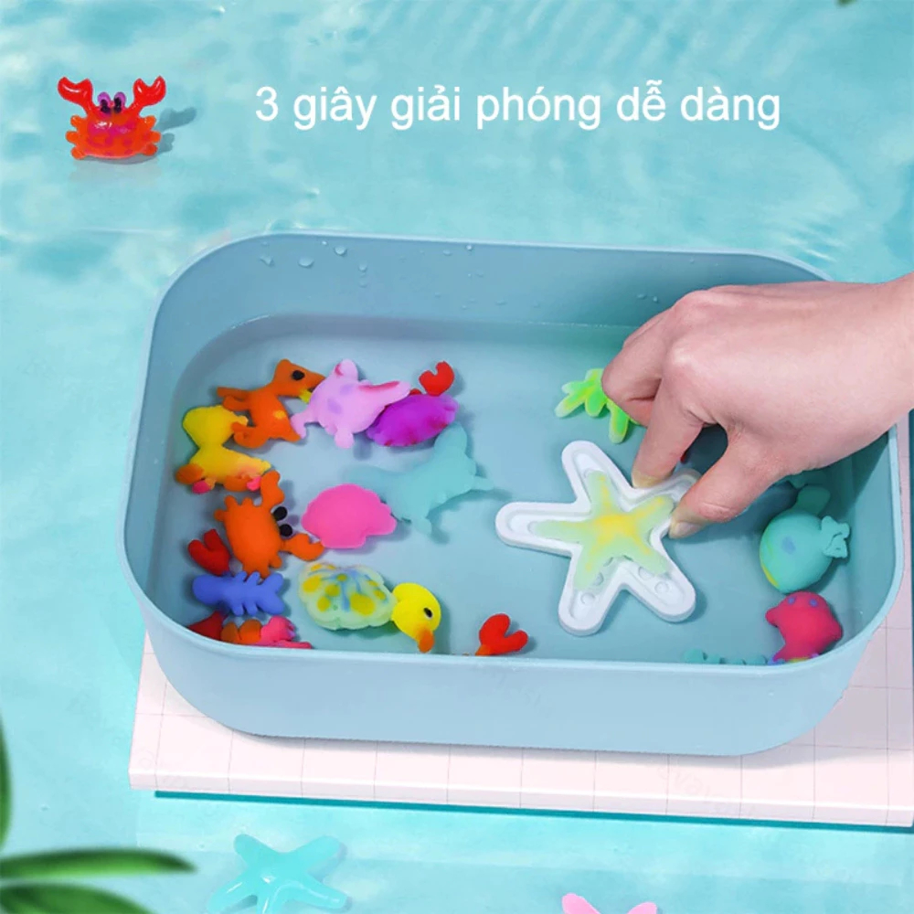 Bộ đồ chơi tạo hình 3D tạo hình đặc sắc dưới nước cho bé vui chơi sáng tạo thỏa thích