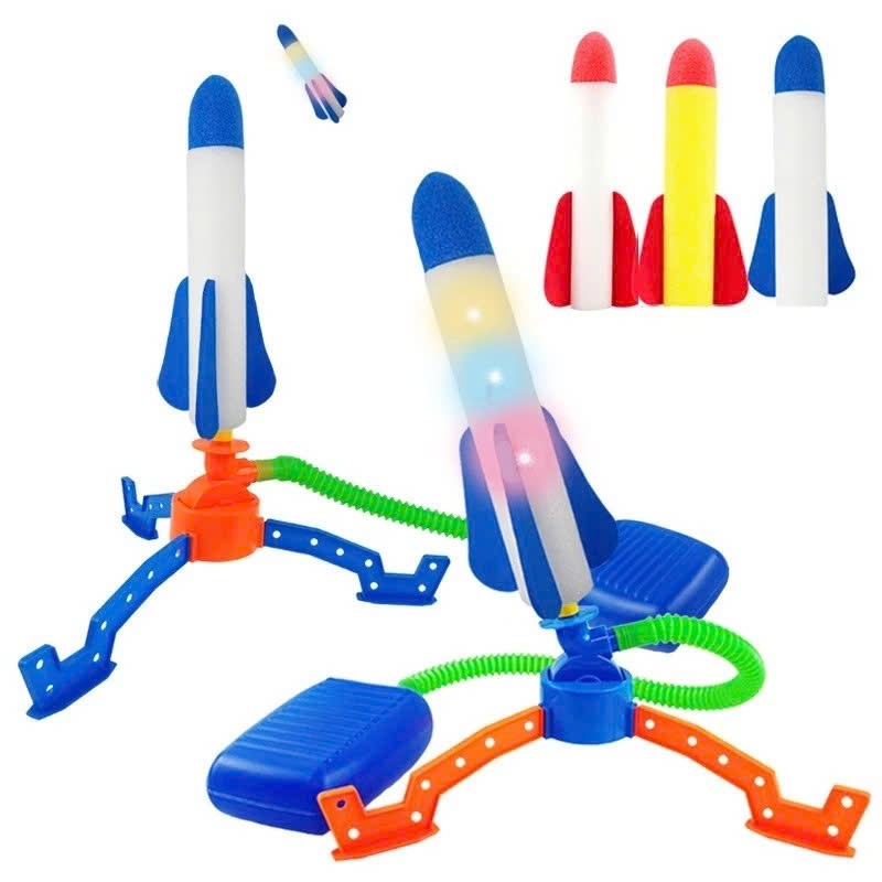 Đồ chơi bệ phóng tên lửa cho bé, chất liệu nhựa ABS và xốp an toàn cho bé