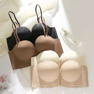 Áo ngực nữ A 946, áo lót không dây cài trước đệm dày 5cm siêu nâng ngực bản to che mỡ thừa kèm dây vai BC_CHIC LINGERIE