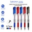 Set 5 bút gel/ruột thay thế M&G ngòi 0.7mm màu đen/xanh/đỏ