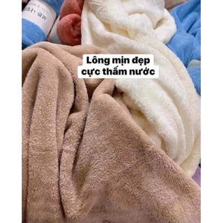 khăn tắm cuộn lông cừu hàn quốc 70cm*140cm