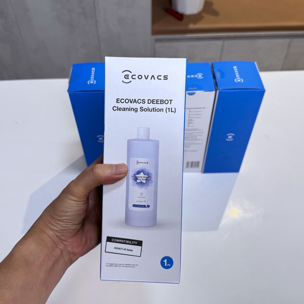 (Chính hãng) Nước lau sàn chuyên dụng cho robot hút bụi Ecovacs (1L) – Hàng nhập khẩu chính hãng