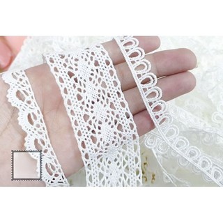 Set 5m ren trang trí nhiều mẫu – Ren viền handmade, phụ kiện trang trí thiệp, scrapbook, may vá...