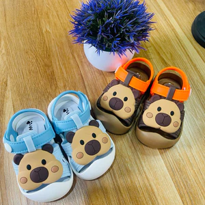 Sandal gấu chống vấp cho bé trai bé gái bthông hơi thoáng khí chất liệu cao su non siêu êm mềm