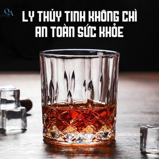 Ly Thủy Tinh Pha Lê Uống Whisky, Chivas, Rock 5408C 230ML | Cốc Uống R.Ư.Ợ.U Cao Cấp - Sang Trọng